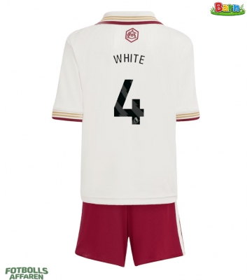 Arsenal Ben White #4 Tredjeställ Barn 2025-26 Kortärmad (+ Korta byxor)